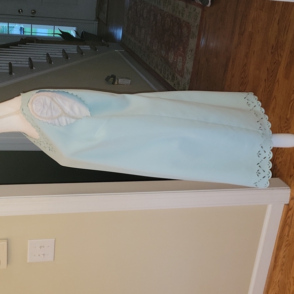 J.Crew mint green laser cut out summer dress 14 - Picture 4 of 7